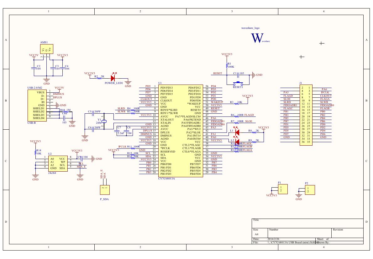 原理图(CY7C68013A-USB-Board-Schematic).pdf