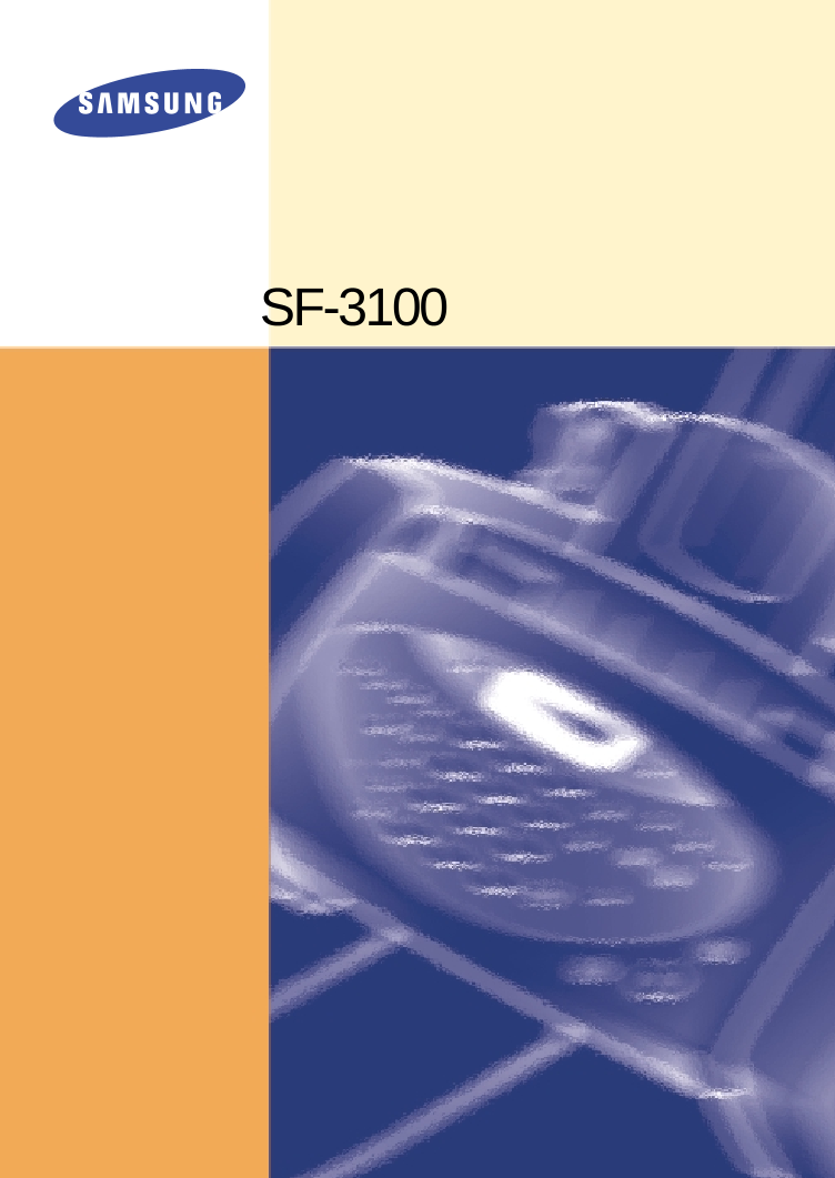 三星传真机-SF-3100说明书.pdf