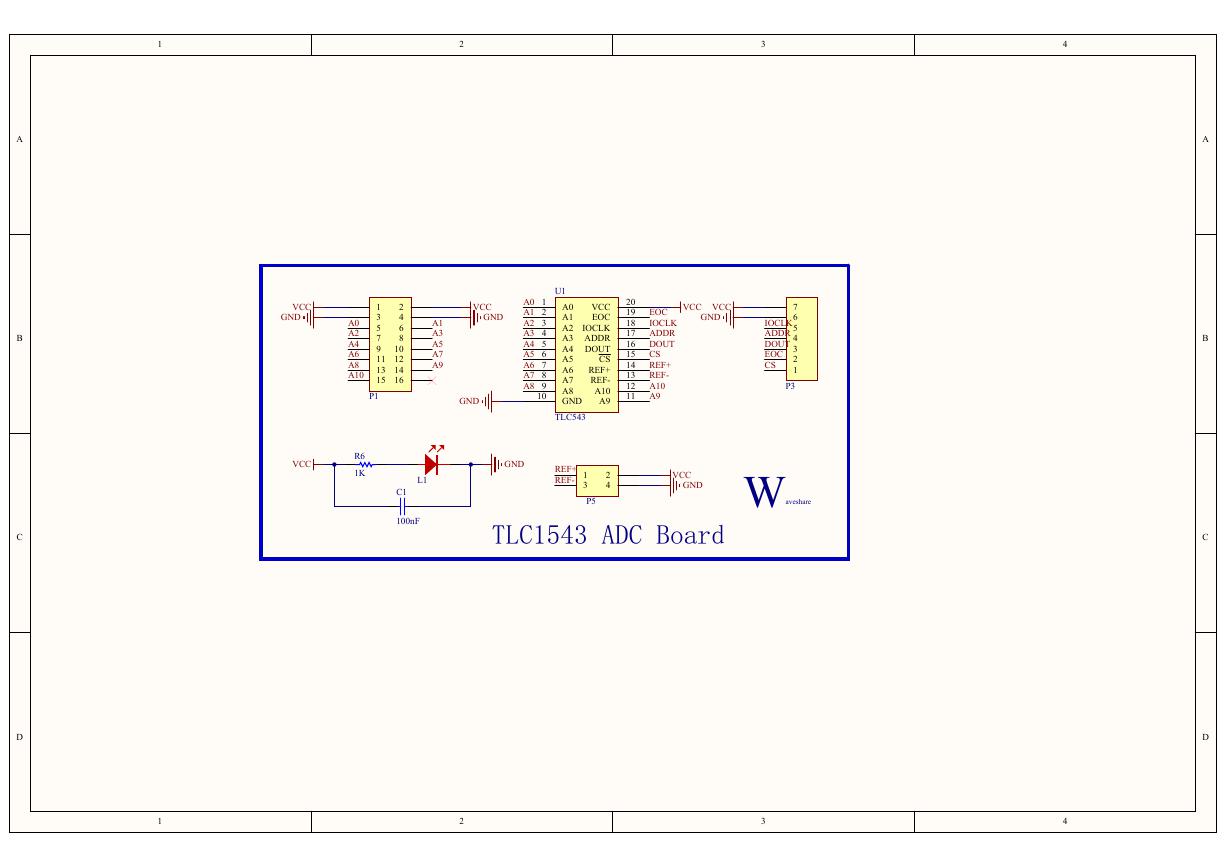原理图(TLC1543-ADC-Board-Schematic).pdf