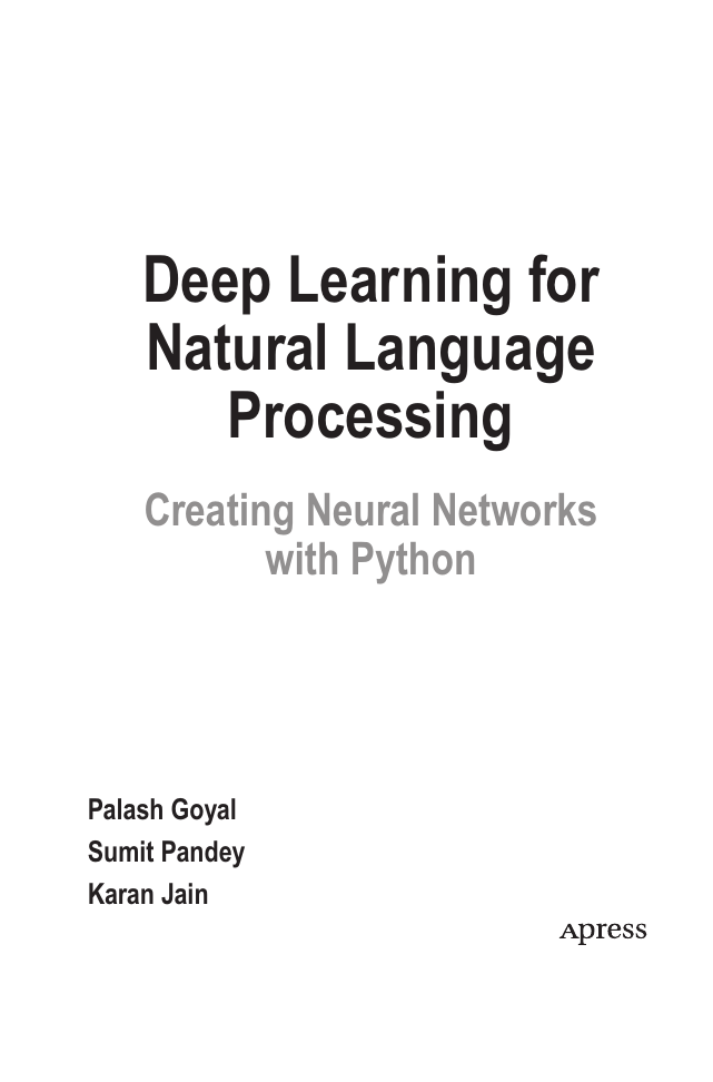 Deep Learning for Natural Language Processing. Creating Neural Networks with Py.pdf