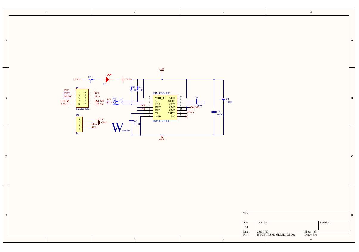 原理图(LSM303DLHC-Board-schematic).pdf