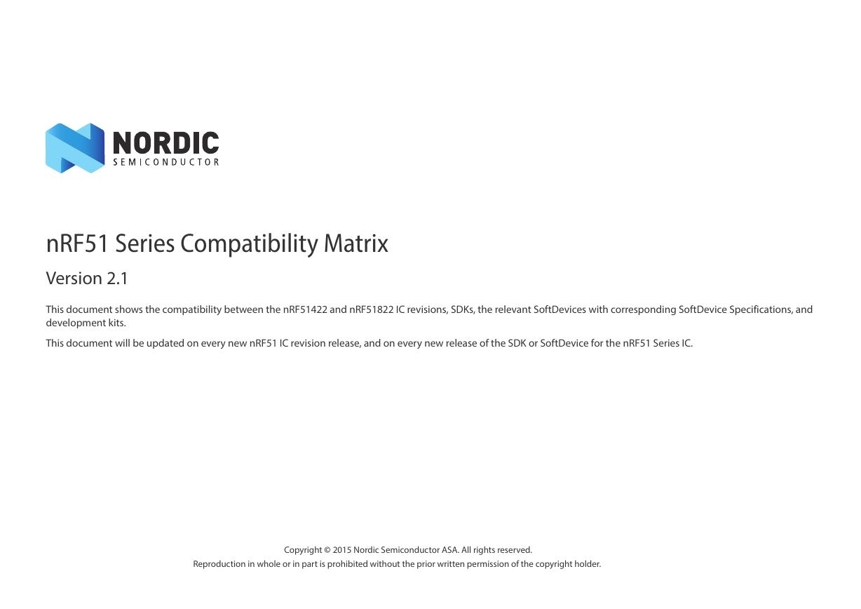 NRF51_Series_Compatibility_Matrix_v2.1(NRF51_Series_Compatibility_Matrix_v2.1).pdf