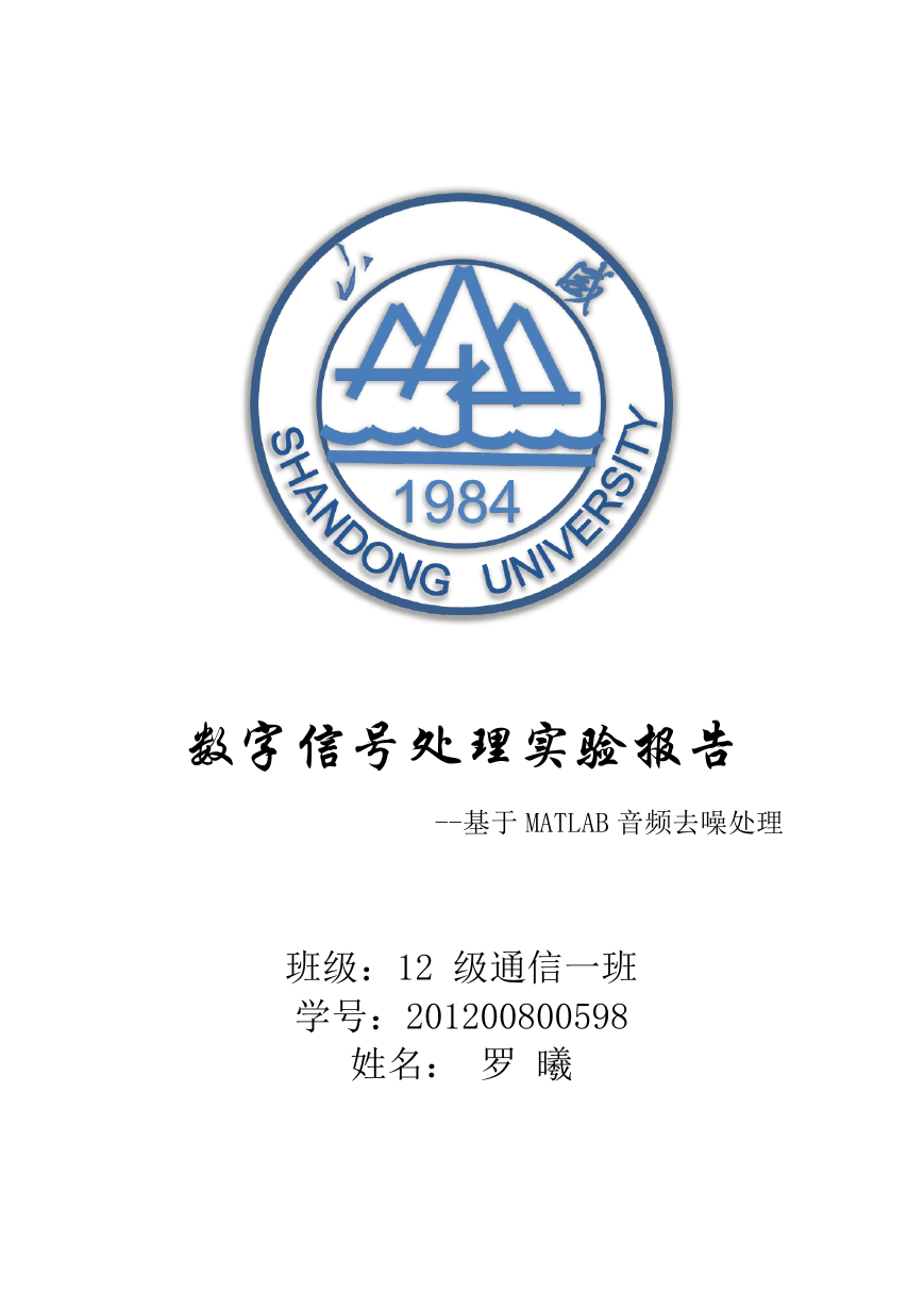 MATLAB音频去噪.pdf