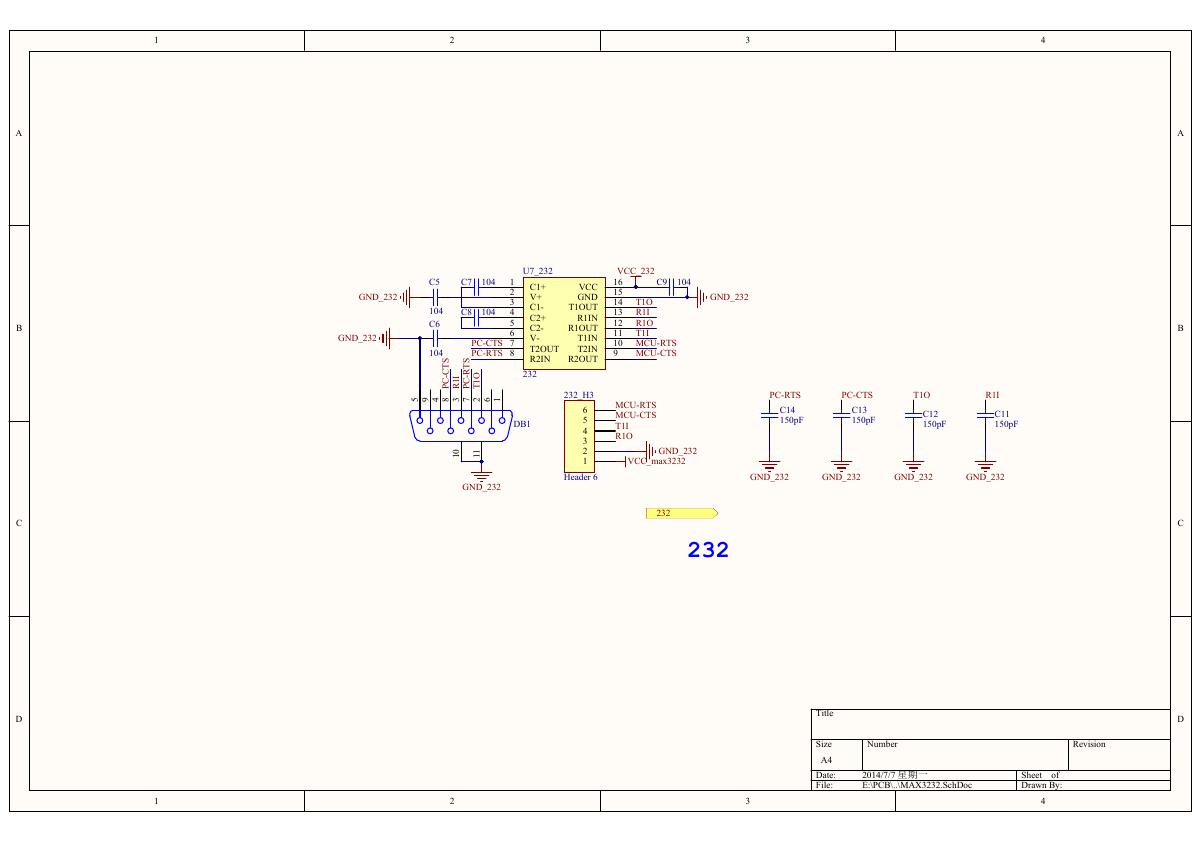 原理图(RS232-Board-Schematic).pdf