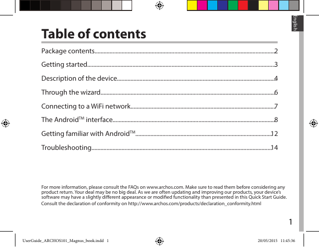 ARCHOS掌上无线-ARCHOS 101 Magnus说明书.pdf