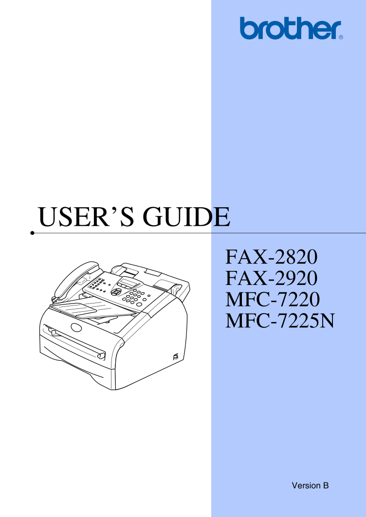 Brother兄弟传真机-FAX-2820说明书.pdf